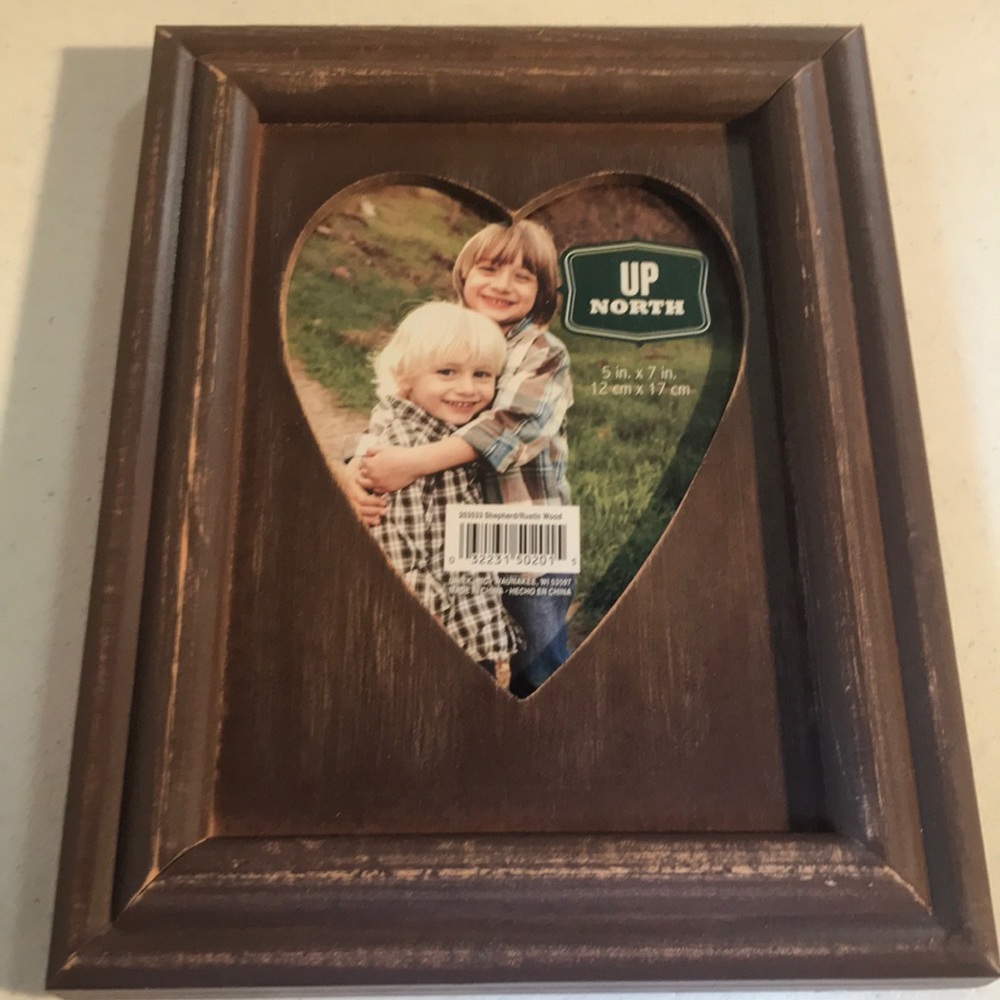 Rustic wood frame